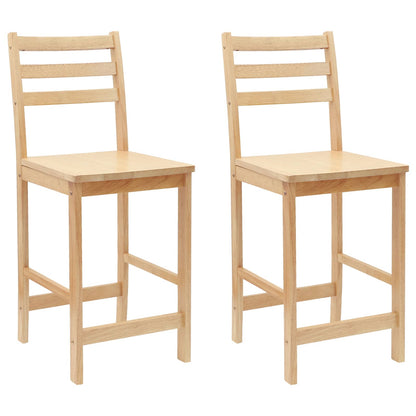 Sedie da pranzo 2 pcs Naturale 40 x 47,5 x 99,5 cm | homemem39