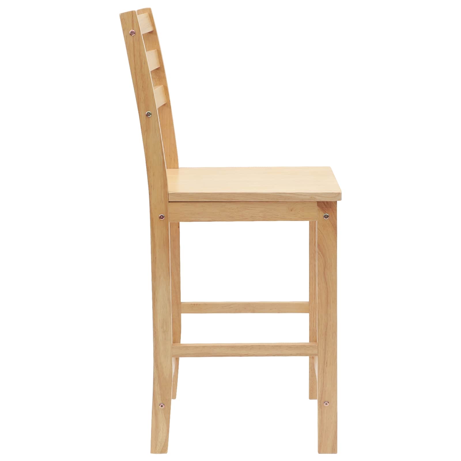 Sedie da pranzo 2 pcs Naturale 40 x 47,5 x 99,5 cm | homemem39