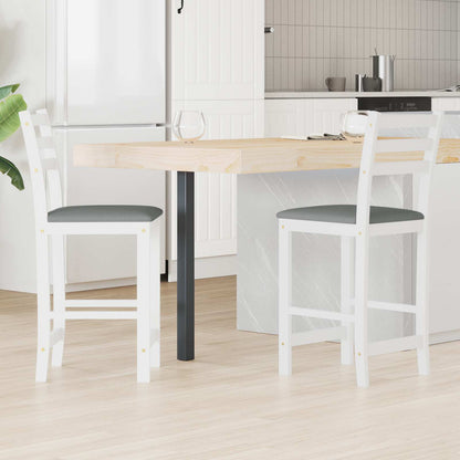 Sedie da pranzo 2 pcs Bianco 40 x 47,5 x 99,5 cm | homemem39