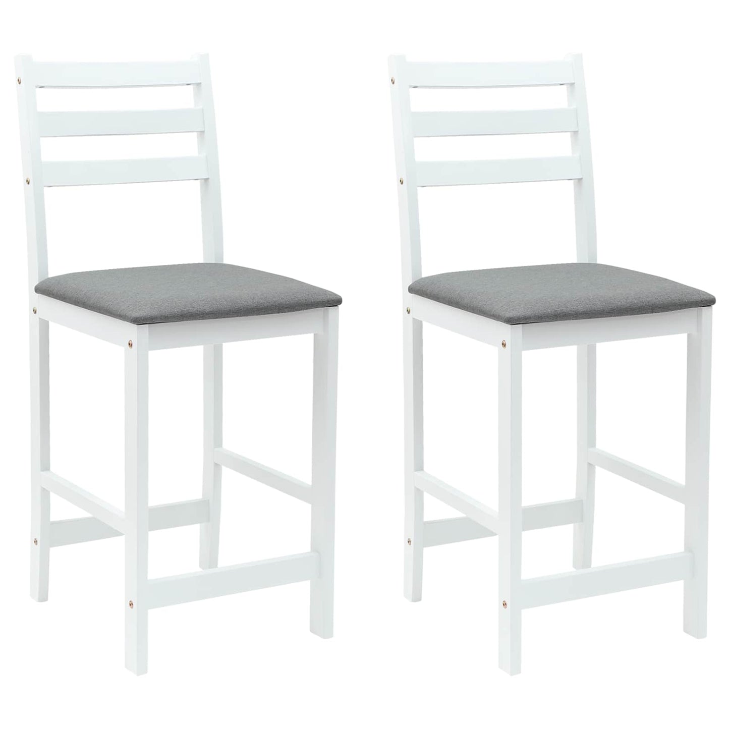 Sedie da pranzo 2 pcs Bianco 40 x 47,5 x 99,5 cm | homemem39