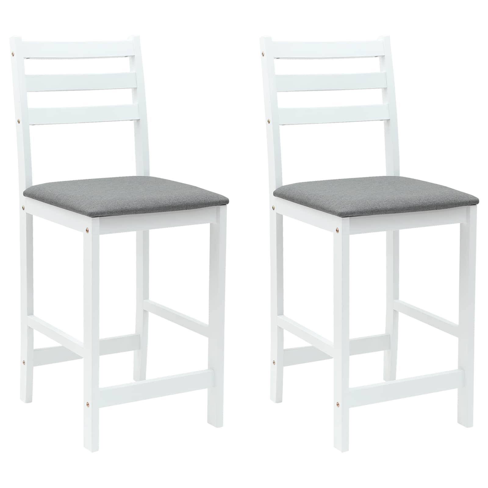 Sedie da pranzo 2 pcs Bianco 40 x 47,5 x 99,5 cm | homemem39