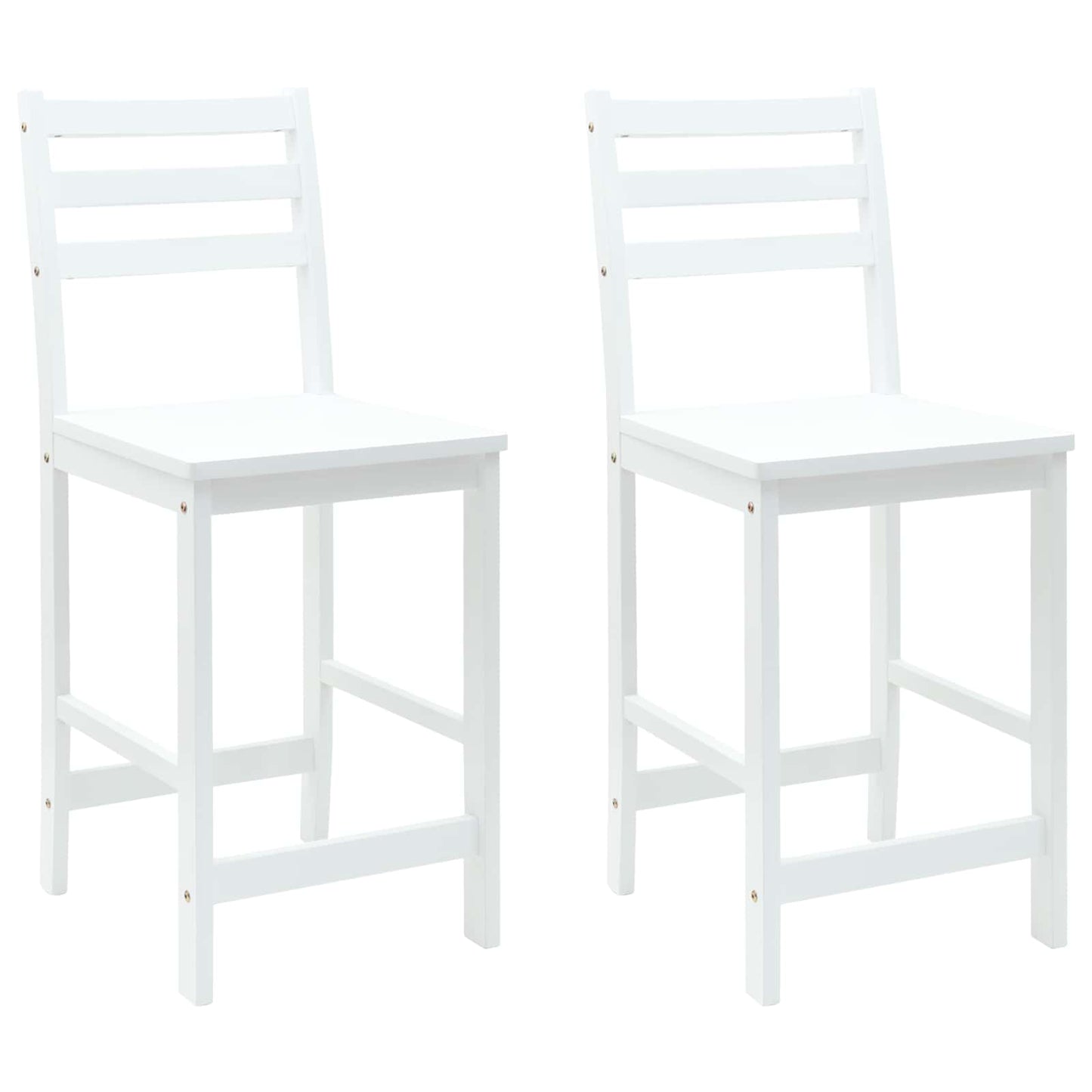 Sedie da pranzo 2 pcs Bianco 40 x 47,5 x 99,5 cm | homemem39