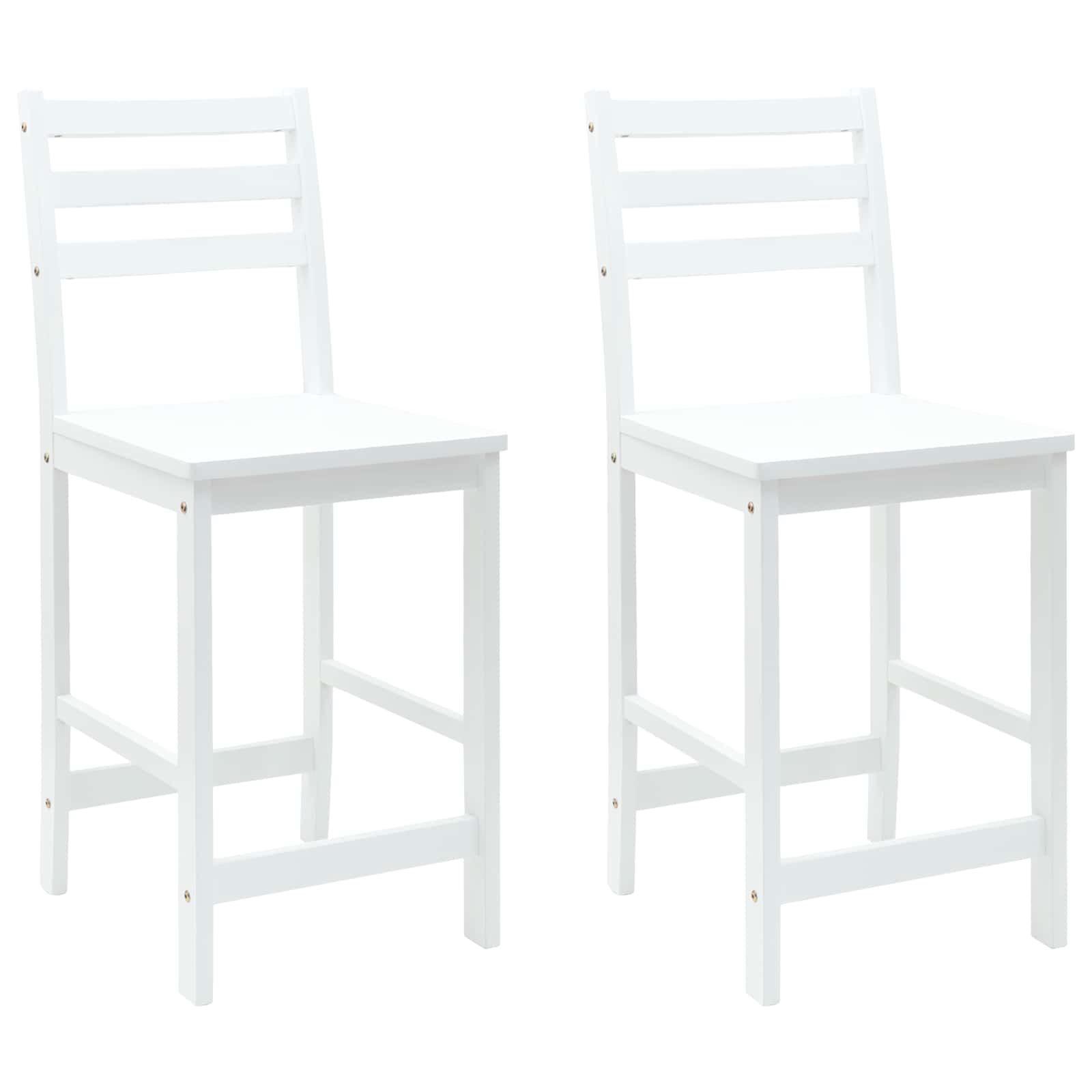 Sedie da pranzo 2 pcs Bianco 40 x 47,5 x 99,5 cm | homemem39