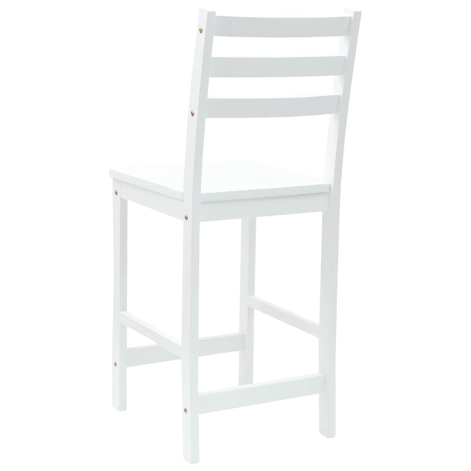 Sedie da pranzo 2 pcs Bianco 40 x 47,5 x 99,5 cm | homemem39
