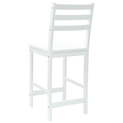 Sedie da pranzo 2 pcs Bianco 40 x 47,5 x 99,5 cm | homemem39