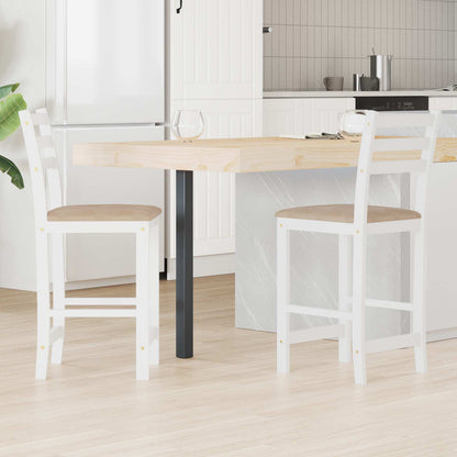 Sedie da pranzo 2 pcs Bianco 40 x 47,5 x 99,5 cm | homemem39