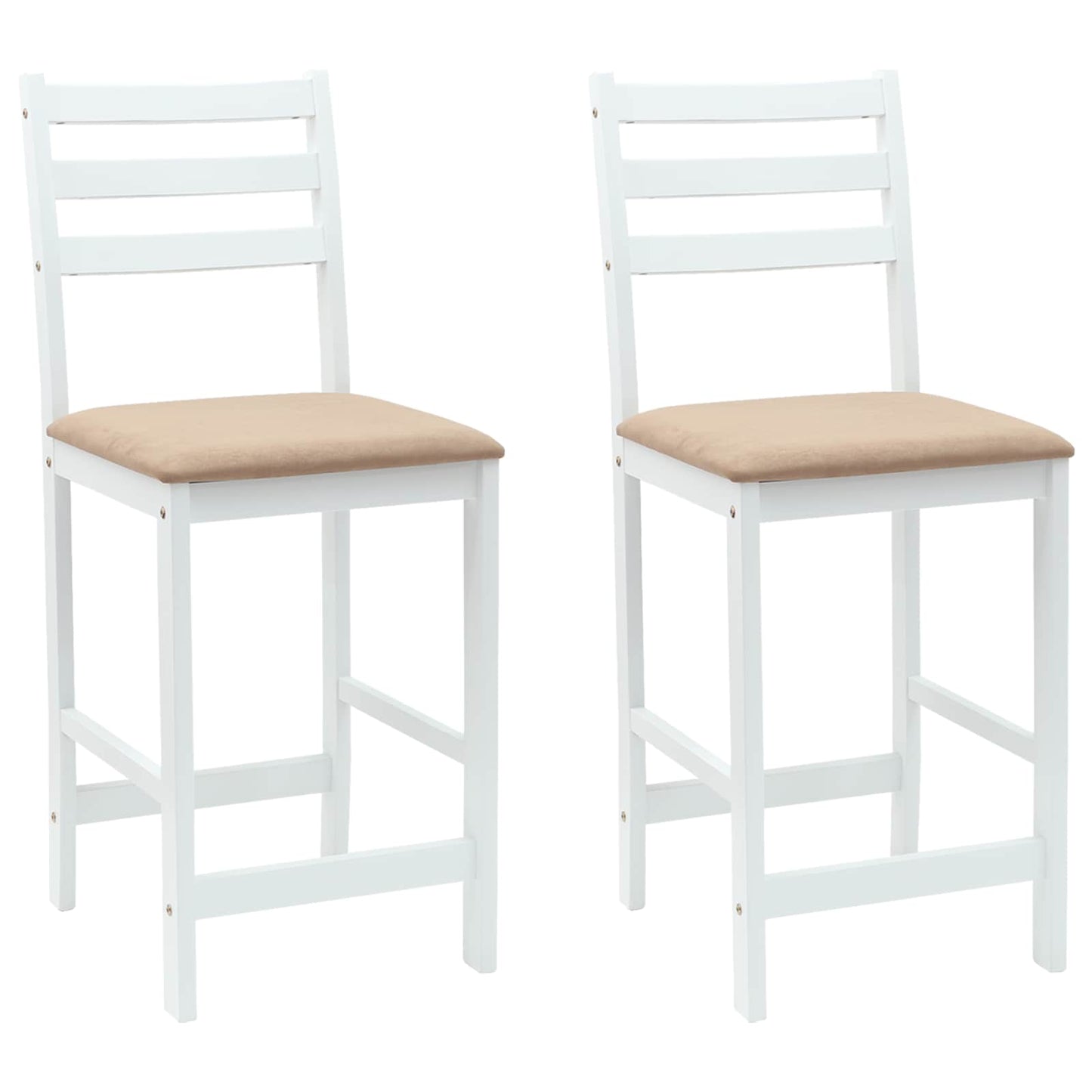 Sedie da pranzo 2 pcs Bianco 40 x 47,5 x 99,5 cm | homemem39