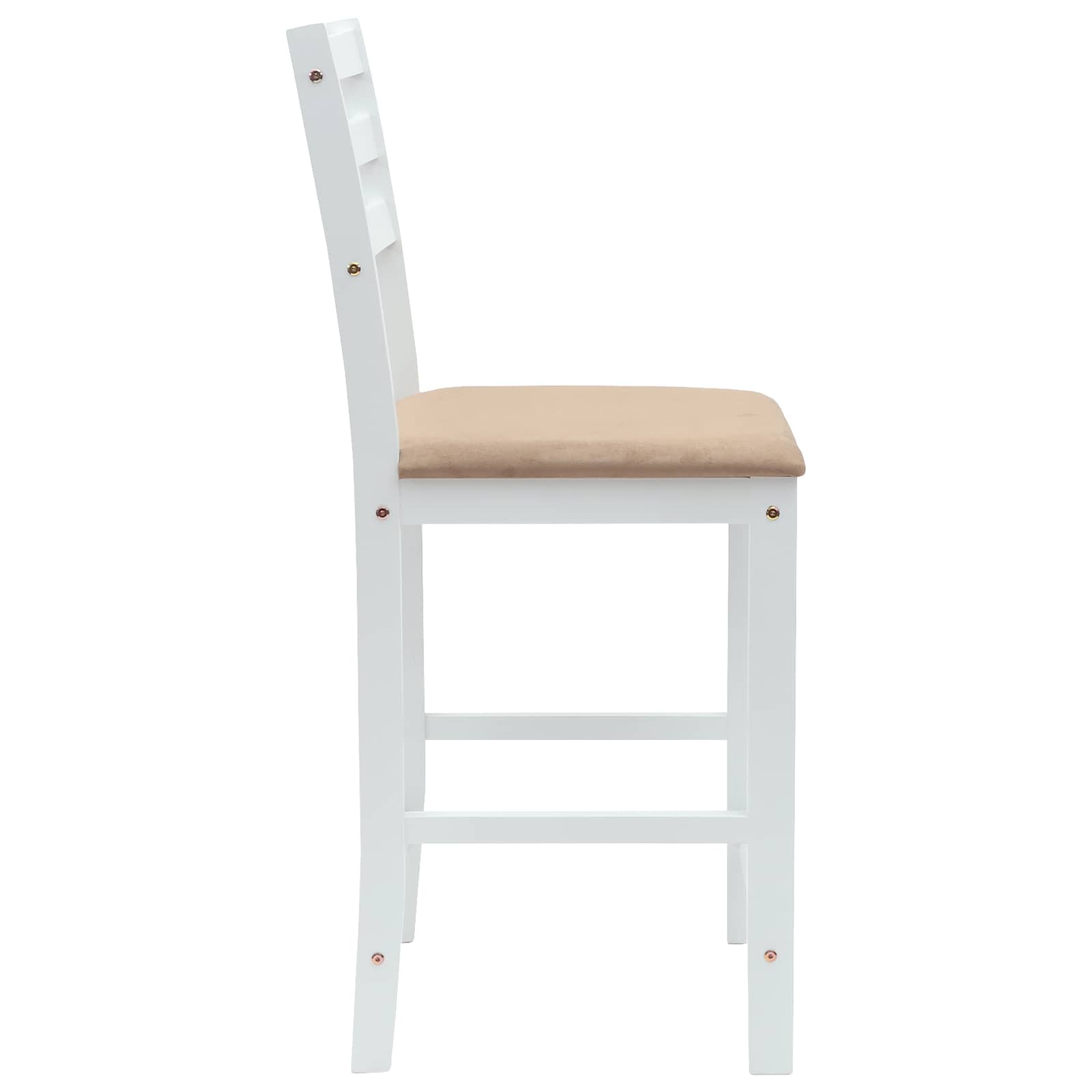Sedie da pranzo 2 pcs Bianco 40 x 47,5 x 99,5 cm | homemem39