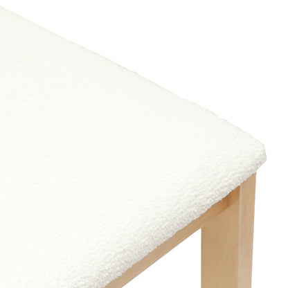 Sedie da pranzo 2 pcs Naturale 40 x 47,5 x 99,5 cm | homemem39