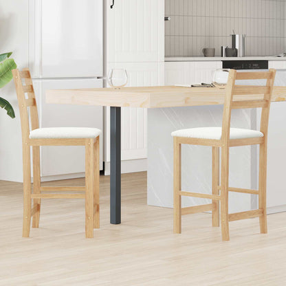 Sedie da pranzo 2 pcs Naturale 40 x 47,5 x 99,5 cm | homemem39