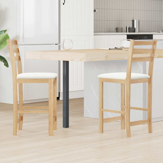 Sedie da pranzo 2 pcs Naturale 40 x 47,5 x 99,5 cm | homemem39