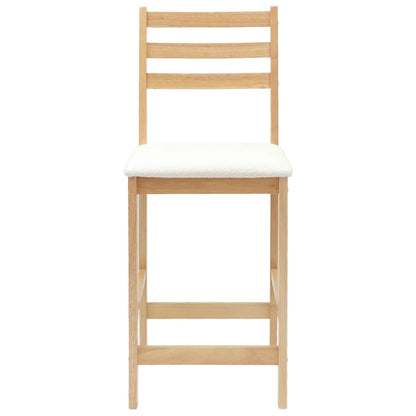 Sedie da pranzo 2 pcs Naturale 40 x 47,5 x 99,5 cm | homemem39