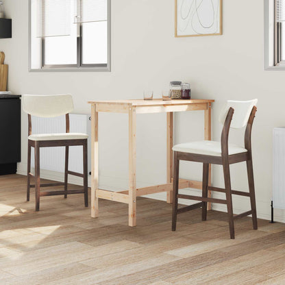Sedie da pranzo 2 pcs Marrone Chiaro 48 x 49 x 95 cm | homemem39