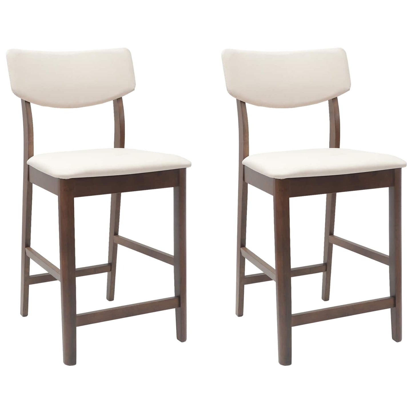 Sedie da pranzo 2 pcs Marrone Chiaro 48 x 49 x 95 cm | homemem39