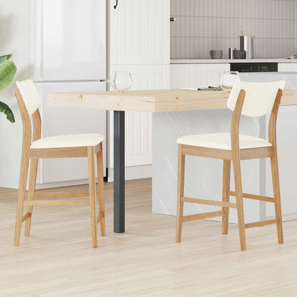 Sedie da pranzo 2 pcs Naturale 48 x 49 x 95 cm | homemem39