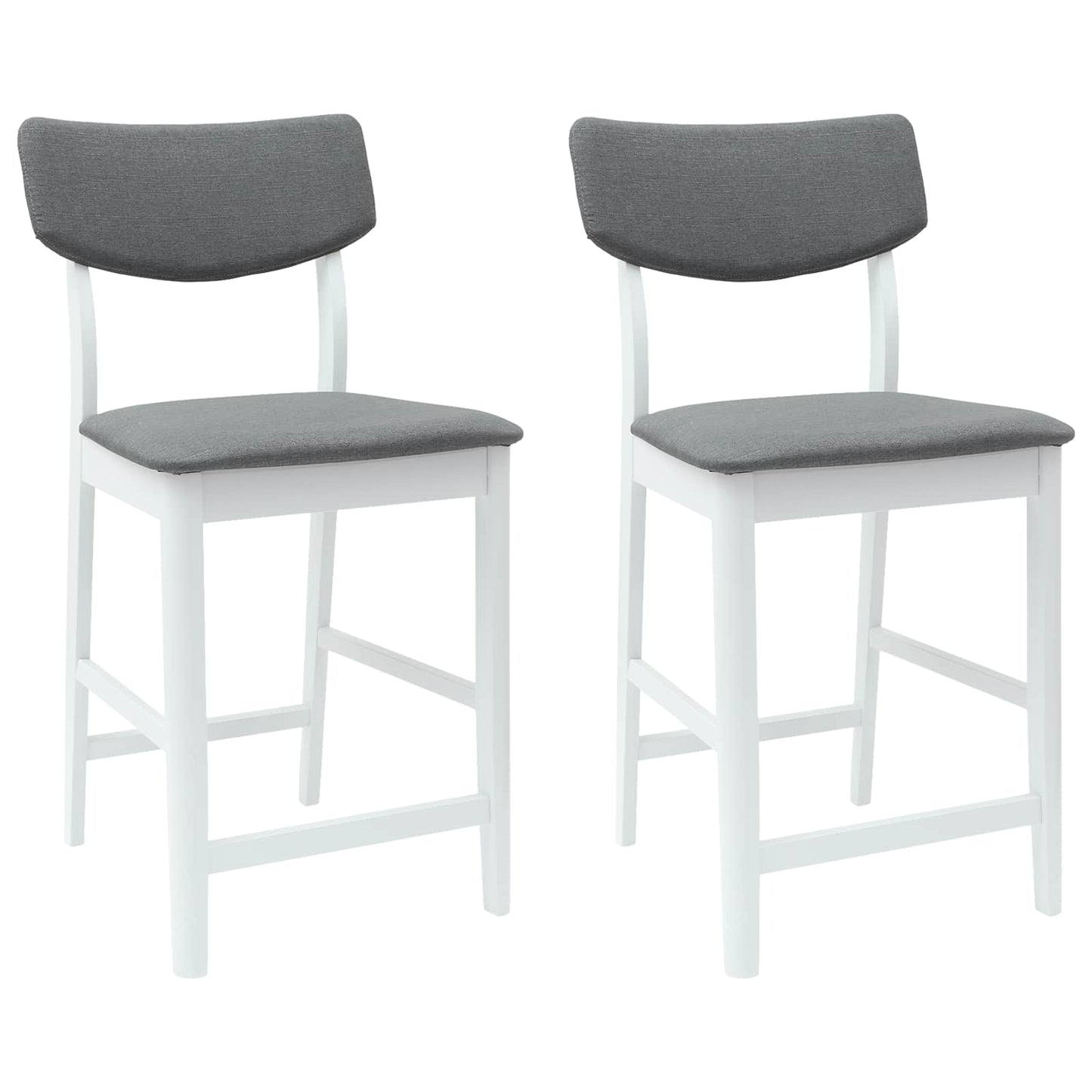 Sedie da pranzo 2 pcs Bianco 48 x 49 x 95 cm | homemem39