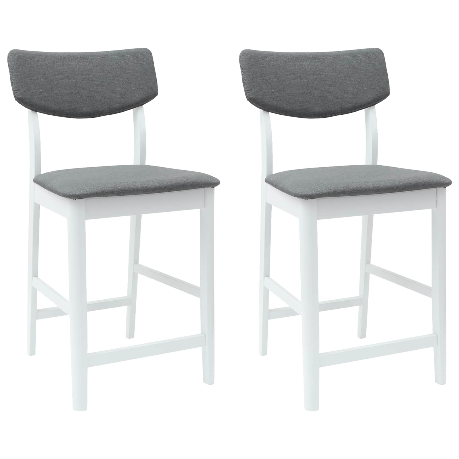 Sedie da pranzo 2 pcs Bianco 48 x 49 x 95 cm | homemem39
