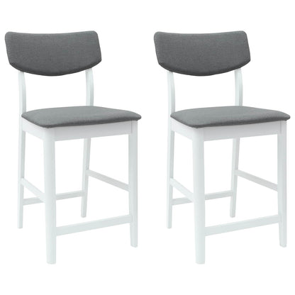 Sedie da pranzo 2 pcs Bianco 48 x 49 x 95 cm | homemem39
