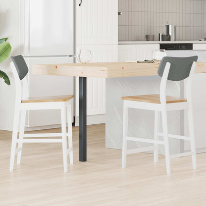 Sedie da pranzo 2 pcs Bianco 48 x 49 x 95 cm | homemem39