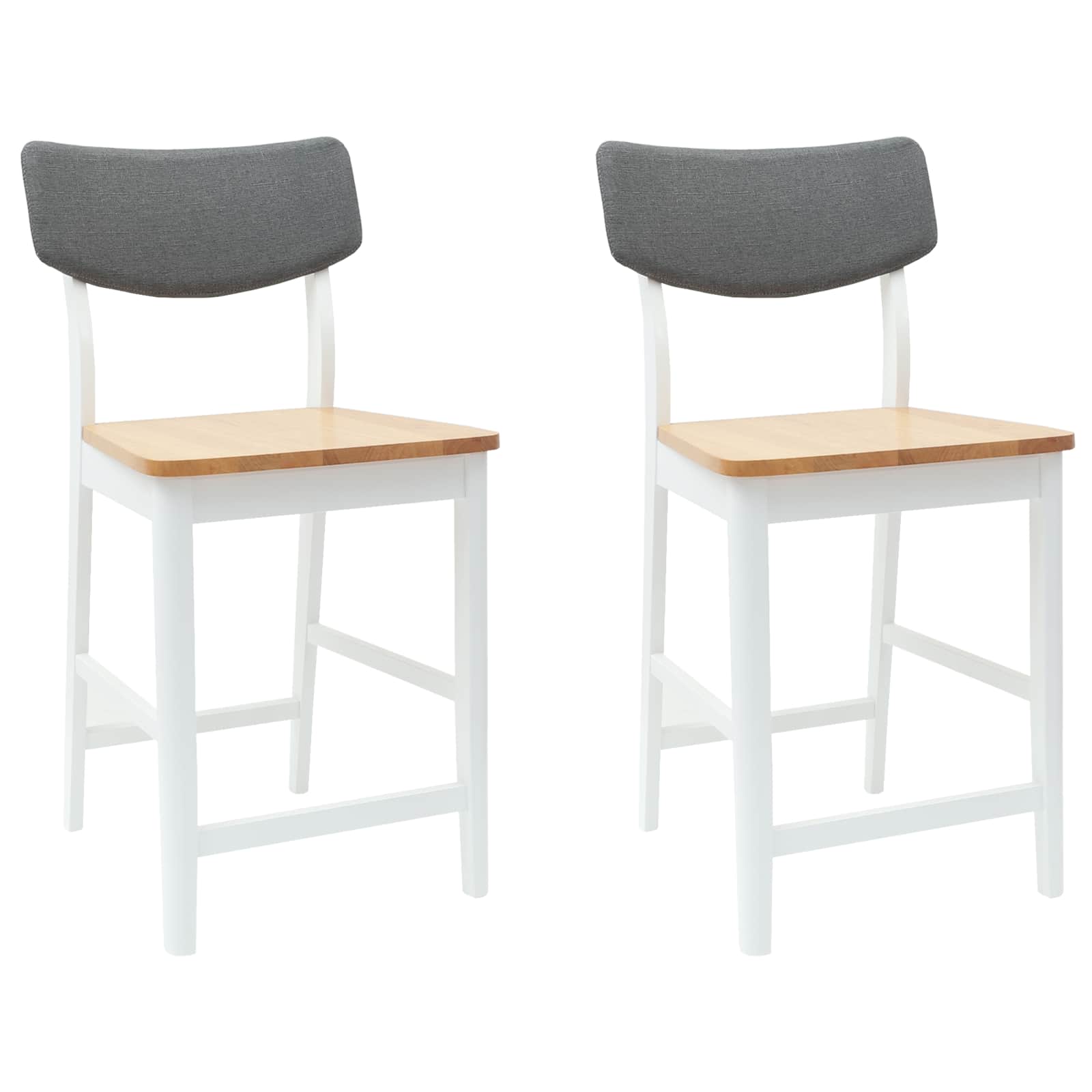 Sedie da pranzo 2 pcs Bianco 48 x 49 x 95 cm | homemem39