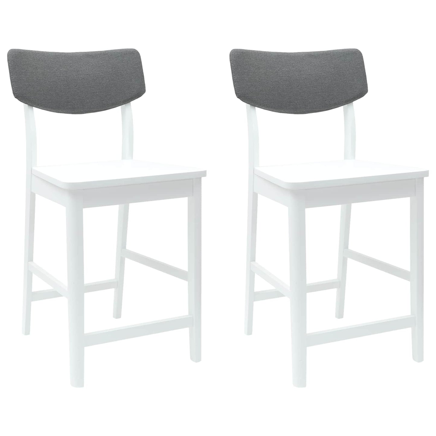 Sedie da pranzo 2 pcs Bianco 48 x 49 x 95 cm | homemem39