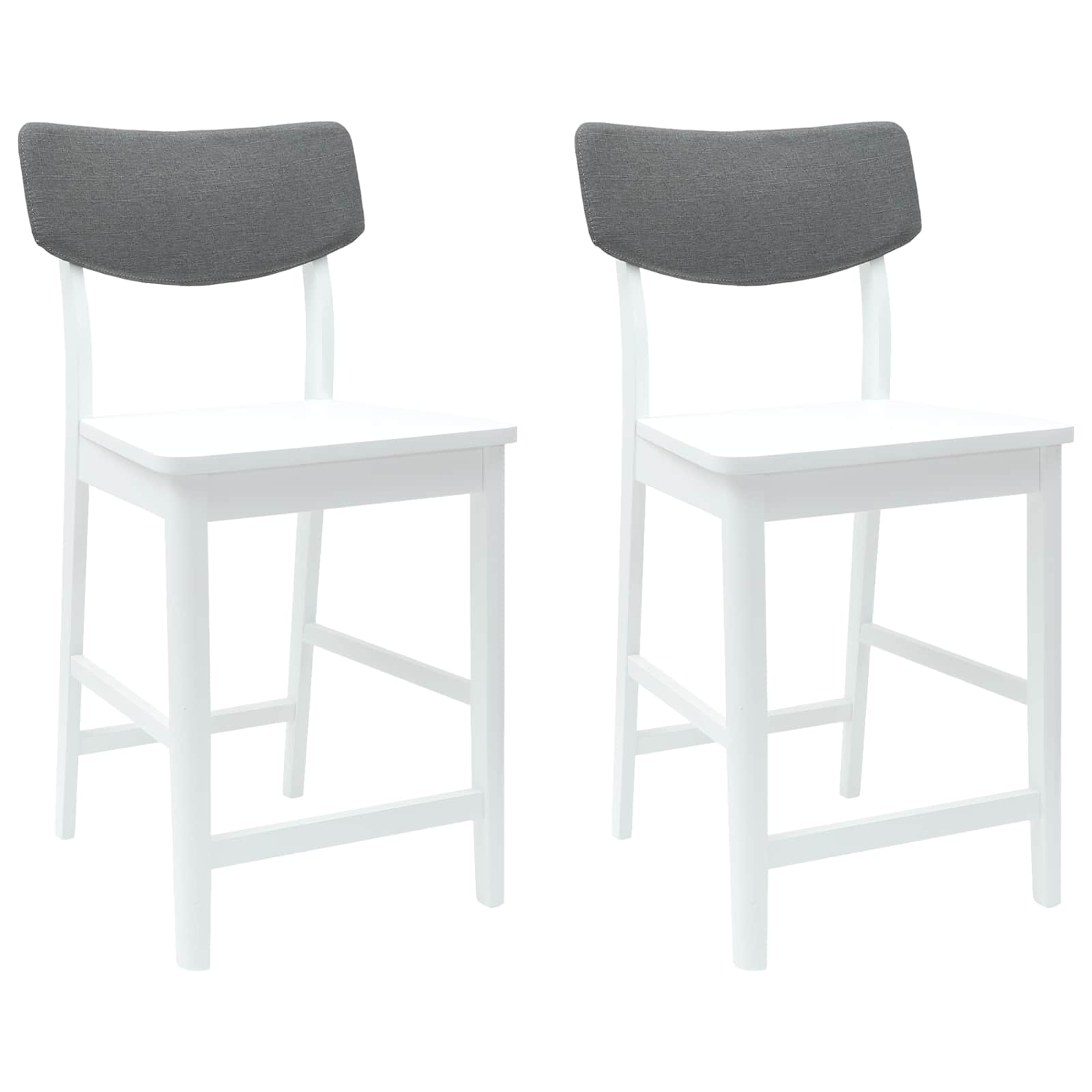 Sedie da pranzo 2 pcs Bianco 48 x 49 x 95 cm | homemem39