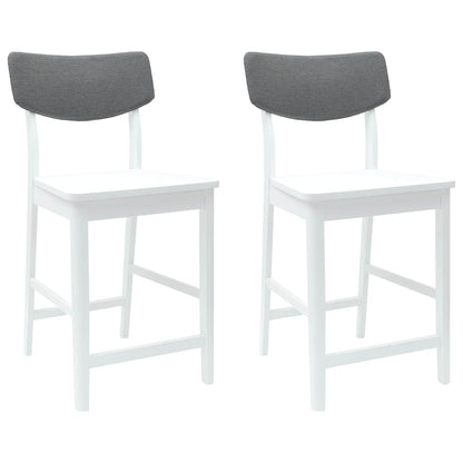 Sedie da pranzo 2 pcs Bianco 48 x 49 x 95 cm | homemem39