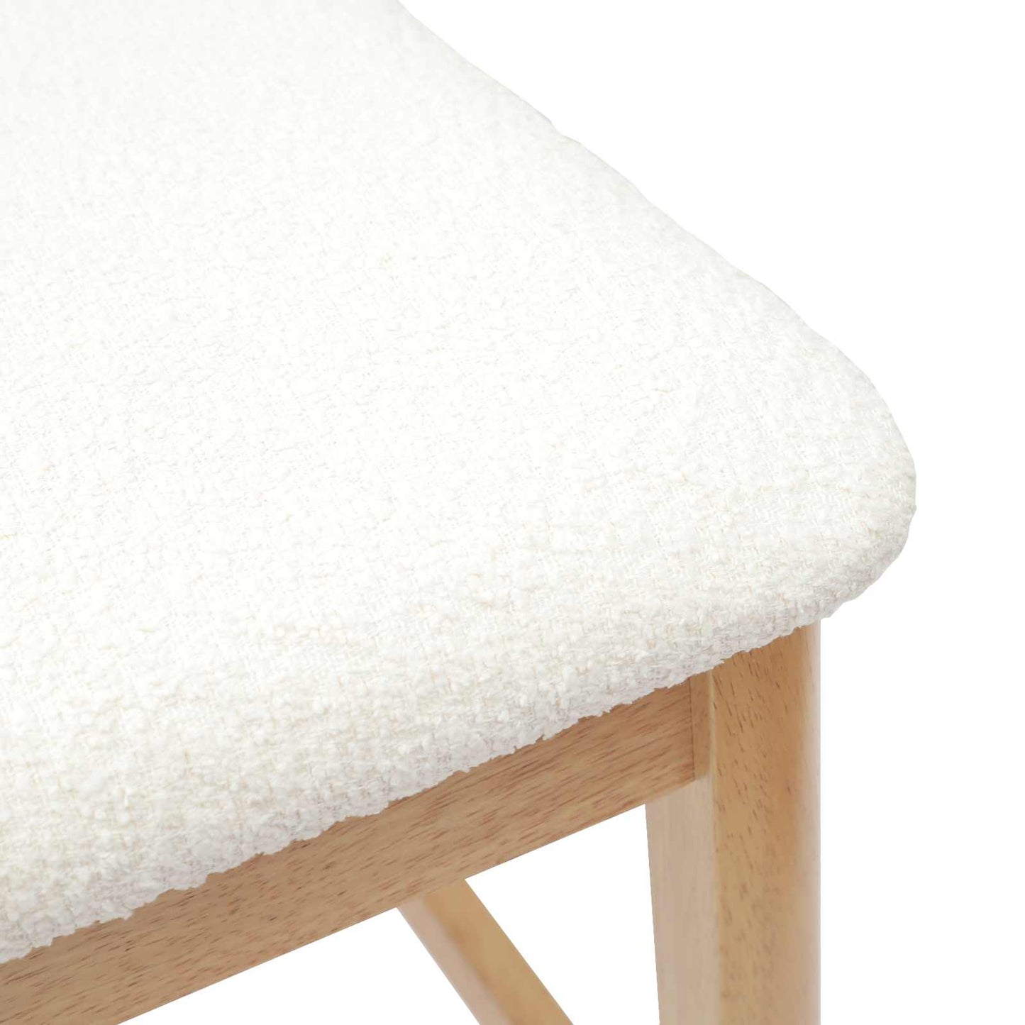 Sedie da pranzo 2 pcs Naturale 48 x 49 x 95 cm | homemem39