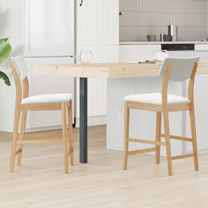 Sedie da pranzo 2 pcs Naturale 48 x 49 x 95 cm | homemem39