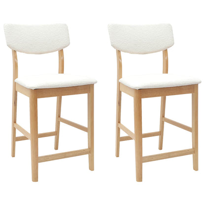 Sedie da pranzo 2 pcs Naturale 48 x 49 x 95 cm | homemem39