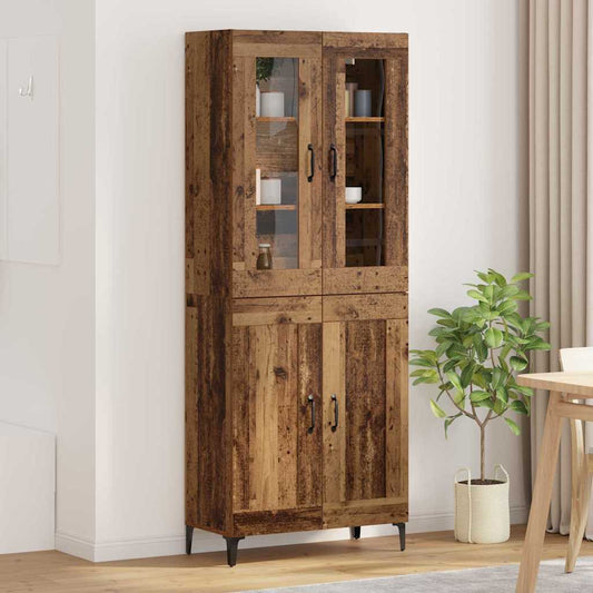 Credenza Legno vecchio 69,5 x 34 x 180 cm Legno multistrato