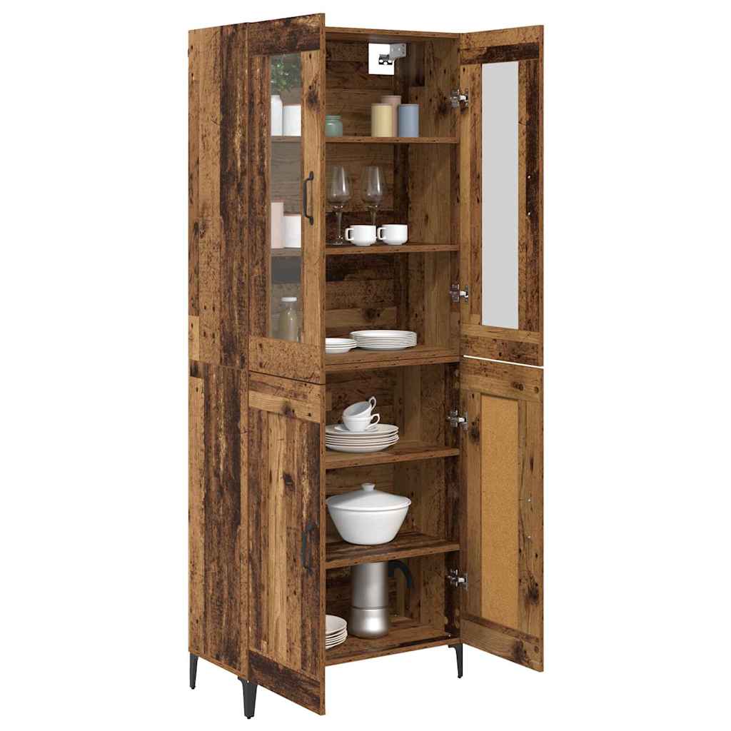 Credenza Legno vecchio 69,5 x 34 x 180 cm Legno multistrato