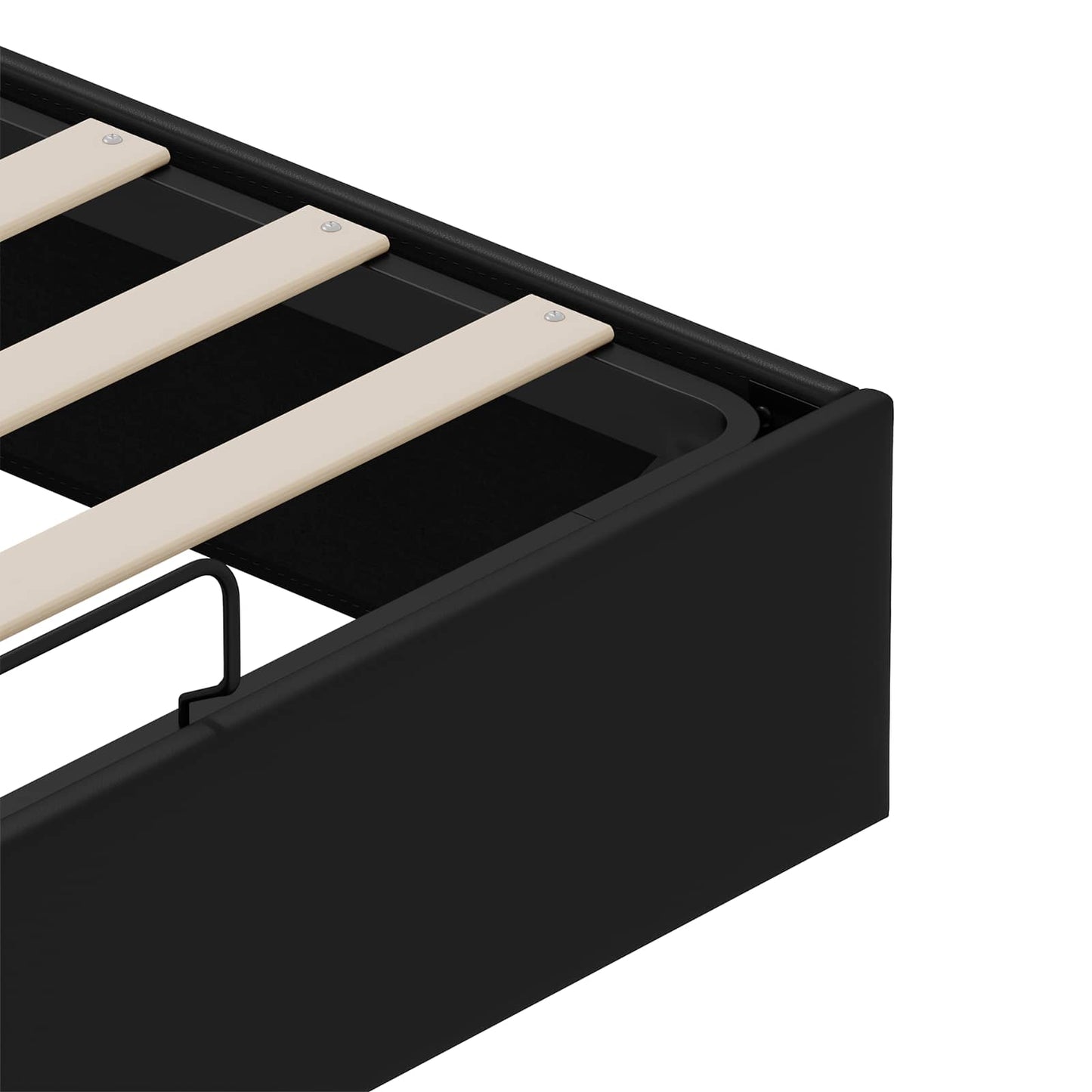 Letto ottomano Nero 153 x 203 cm Similpelle | homemem39