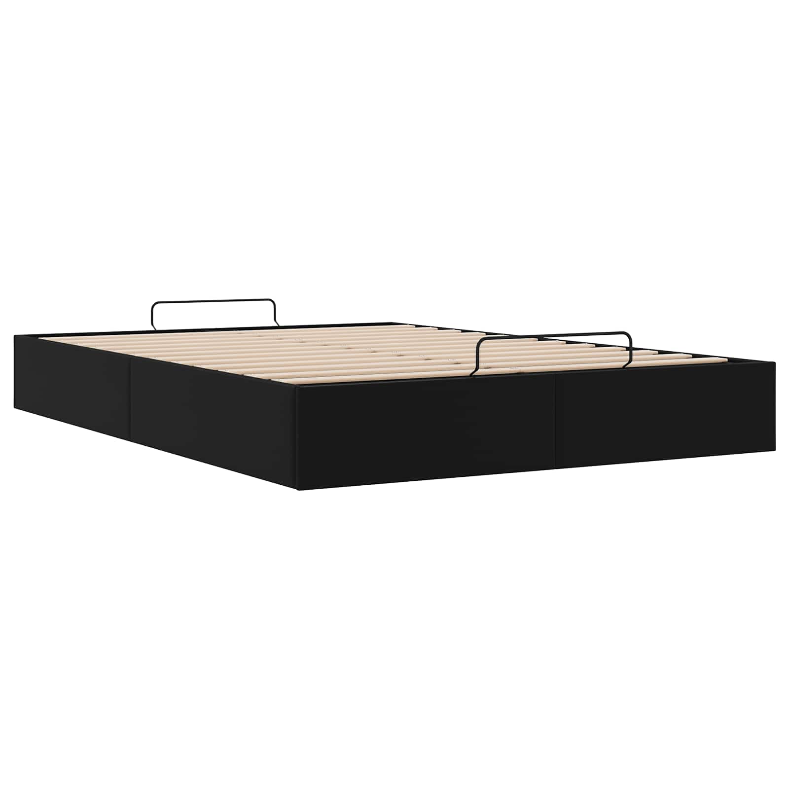Letto ottomano Nero 153 x 203 cm Similpelle | homemem39