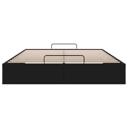 Letto ottomano Nero 153 x 203 cm Similpelle | homemem39
