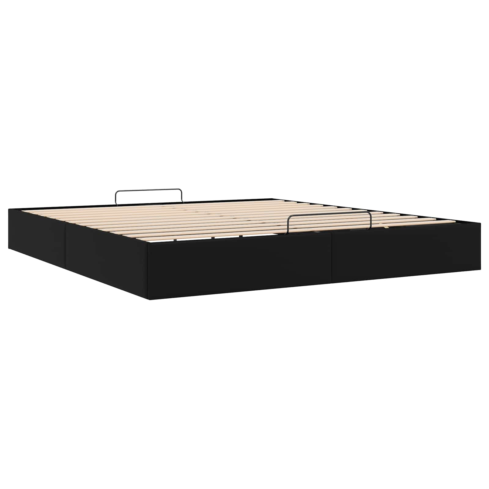Letto ottomano Nero King size Similpelle | homemem39