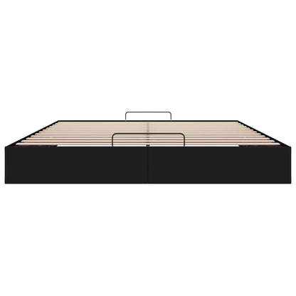 Letto ottomano Nero King size Similpelle | homemem39