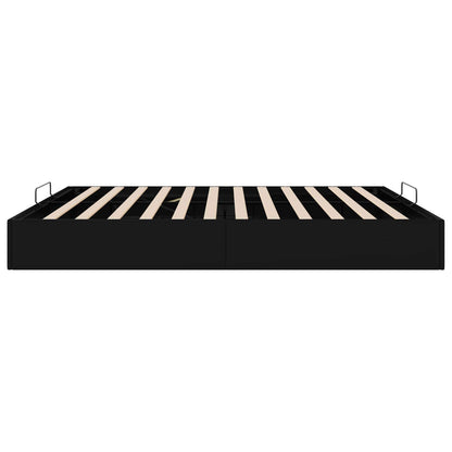Letto ottomano Nero King size Similpelle | homemem39
