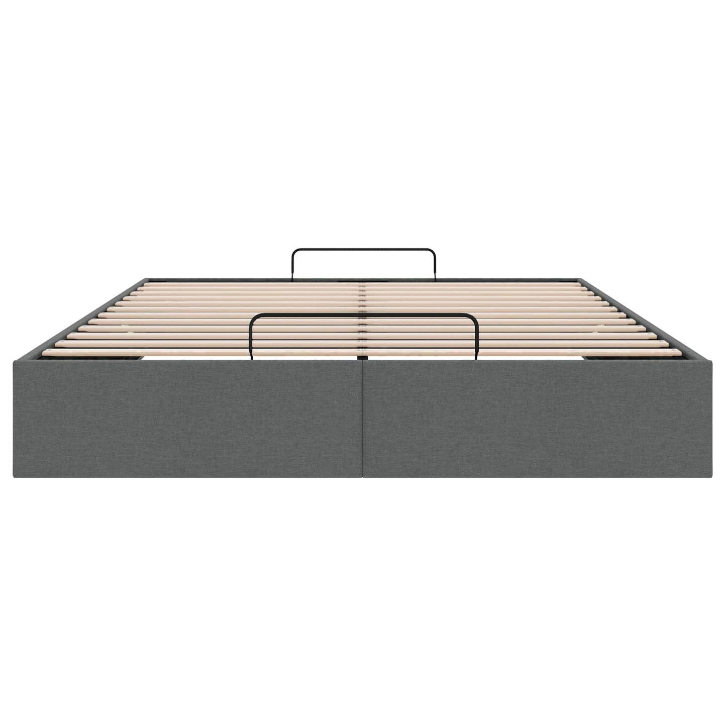 Letto ottomano Grigio Scuro 153 x 203 cm Tessuto | homemem39