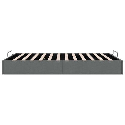 Letto ottomano Grigio Scuro 153 x 203 cm Tessuto | homemem39