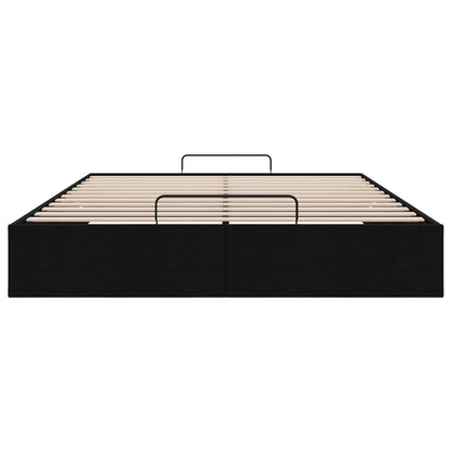 Letto ottomano Nero 153 x 203 cm Tessuto | homemem39