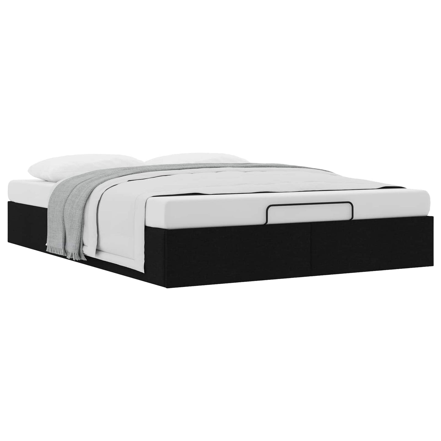 Letto ottomano Nero 153 x 203 cm Tessuto | homemem39