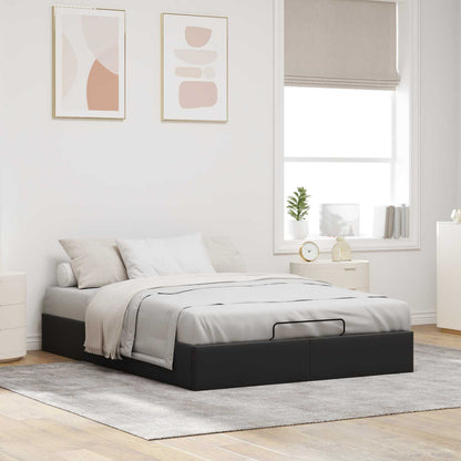 Letto ottomano Nero 153 x 203 cm Velluto | homemem39