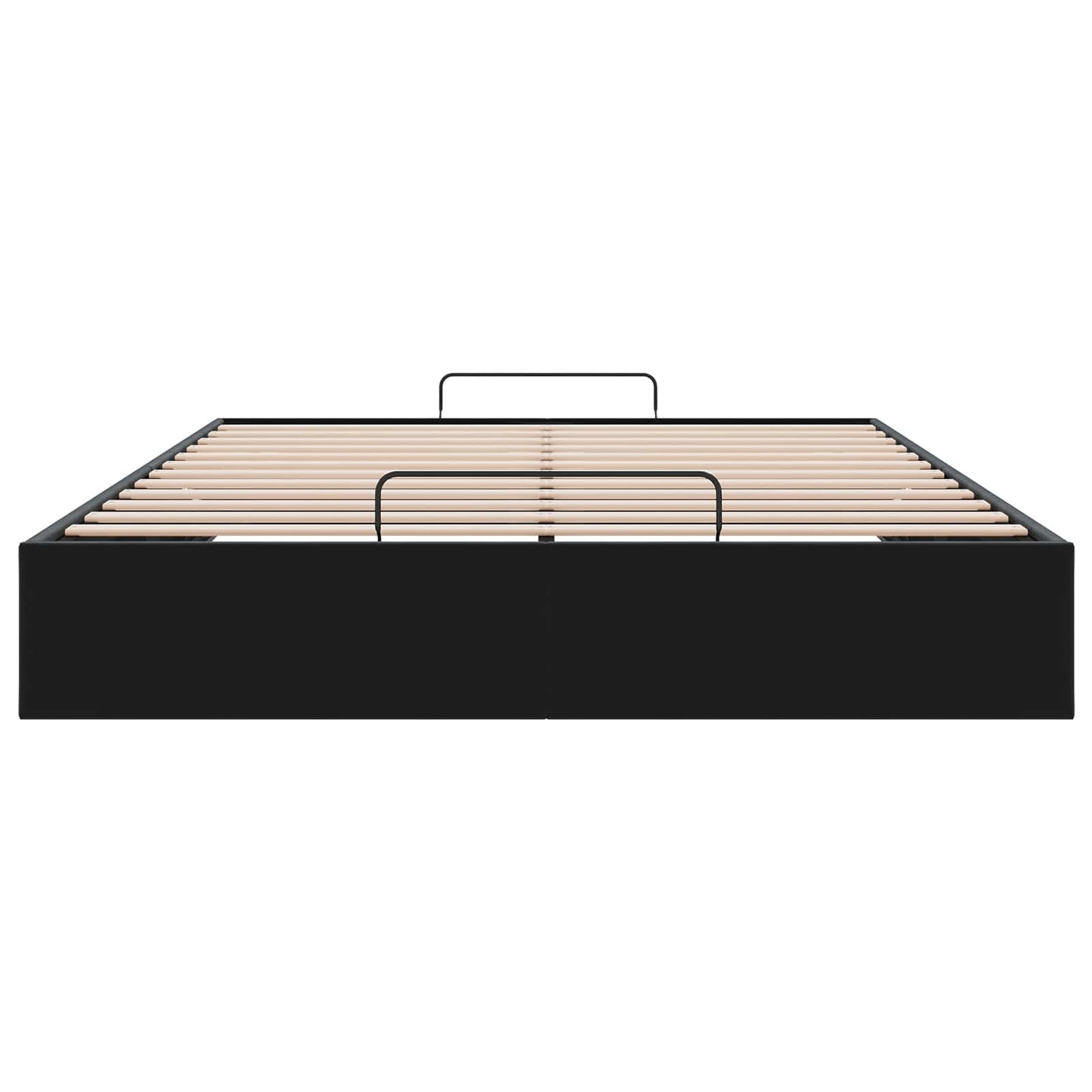 Letto ottomano Nero 153 x 203 cm Velluto | homemem39