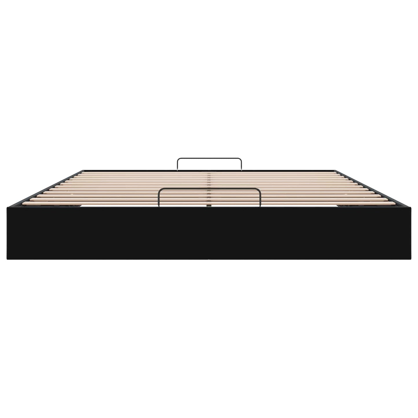 Letto ottomano Nero King size Velluto | homemem39