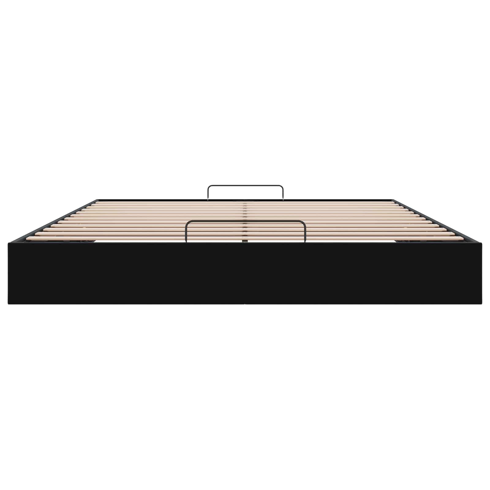 Letto ottomano Nero King size Velluto | homemem39