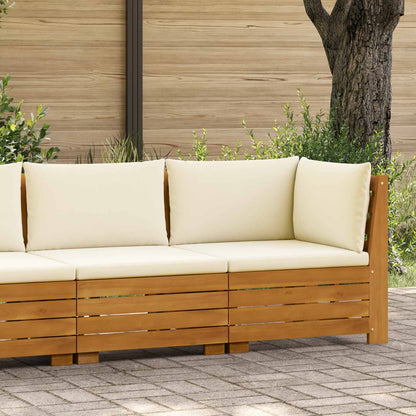 Set Lounge da Giardino 2 Pezzo Marrone Legno di Acacia Massello