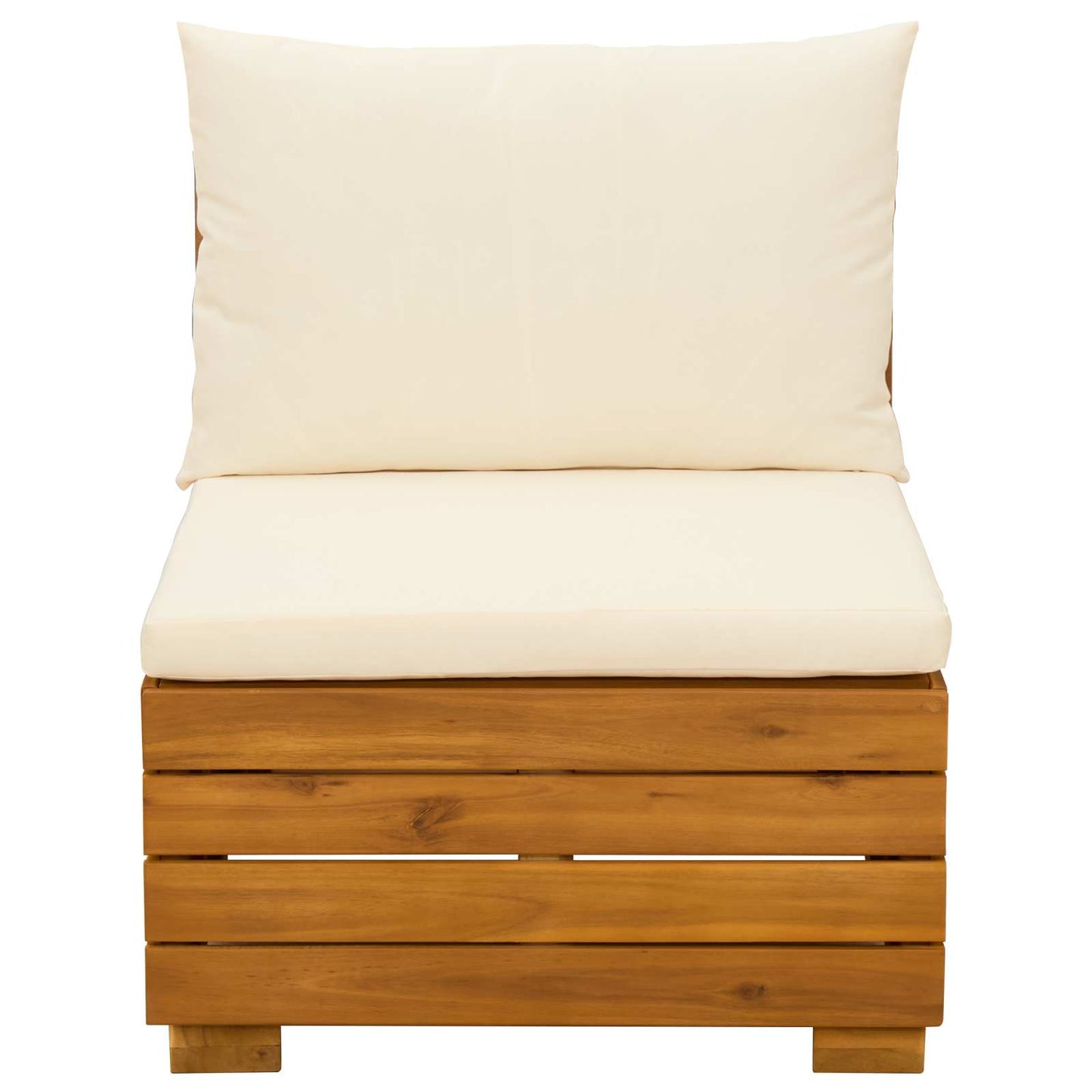Set Lounge da Giardino 2 Pezzo Marrone Legno di Acacia Massello | homemem39