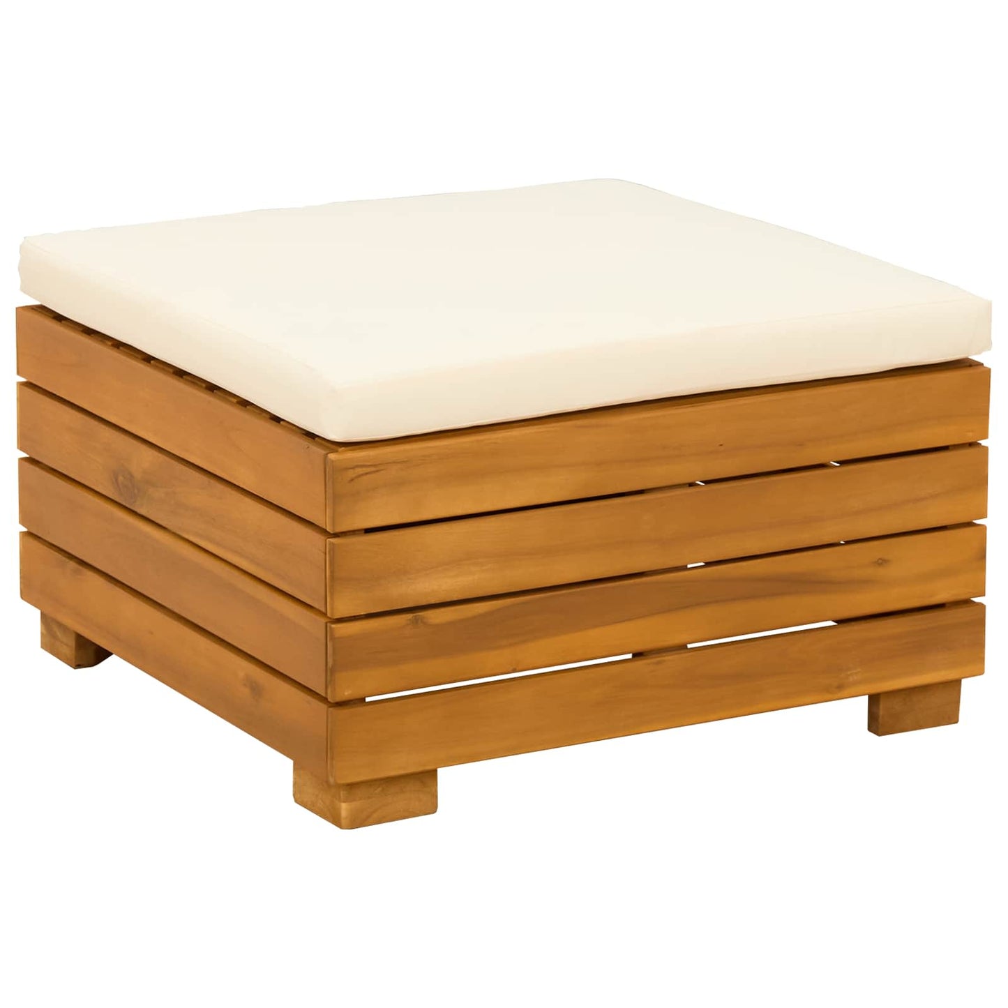 Set Lounge da Giardino 2 Pezzo Marrone Legno di Acacia Massello | homemem39