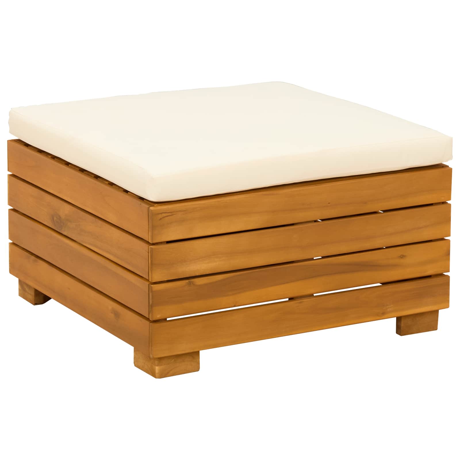 Set Lounge da Giardino 2 Pezzo Marrone Legno di Acacia Massello | homemem39